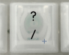 / ? Keycap, iBook G3 Clamshell, Original Graphite