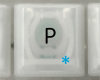 P Keycap, iBook G3 Clamshell, Original Blueberry