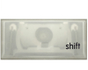 Shift, Right Keycap, iBook G3 Clamshell, Original
